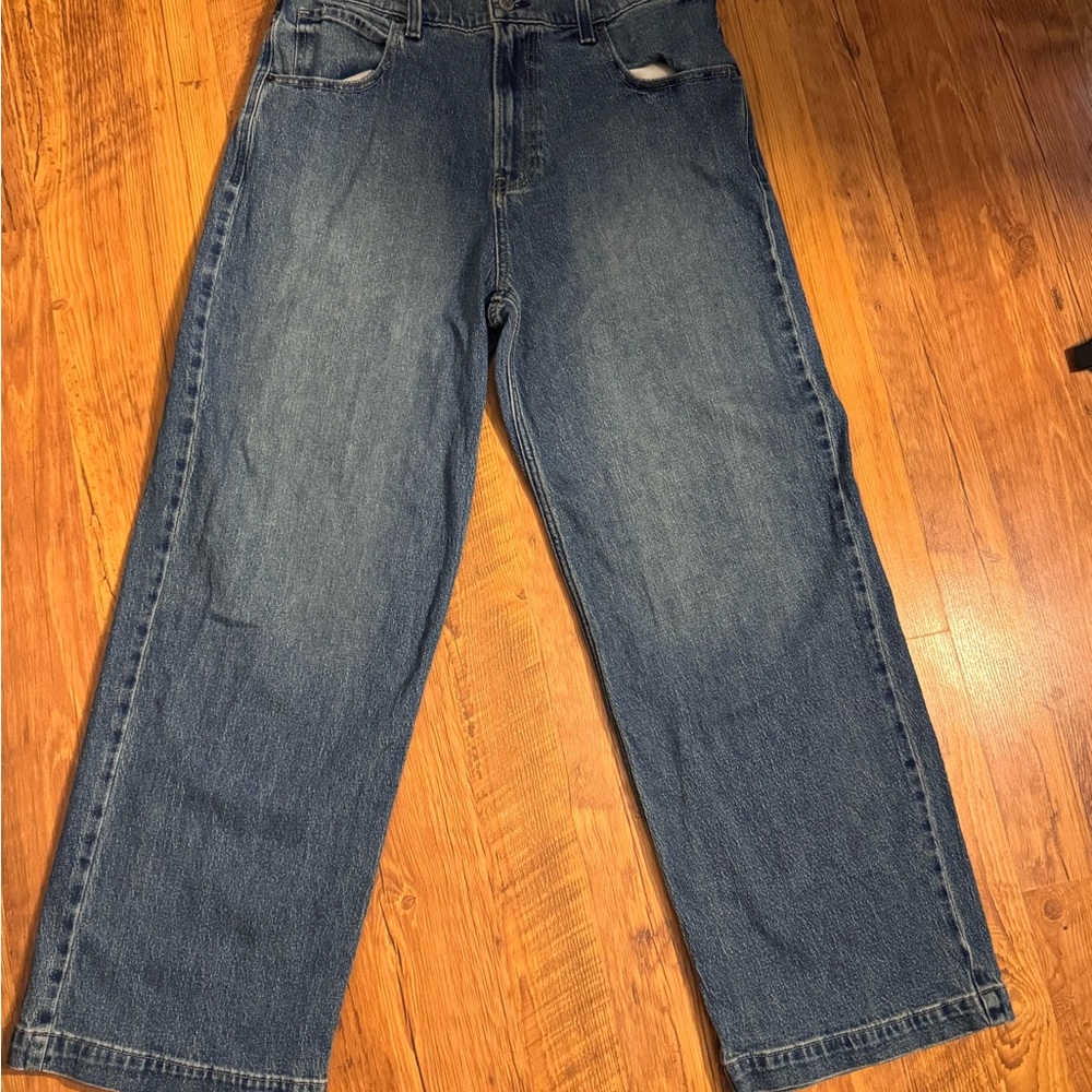 Hollister Relaxed Fit Blue Jeans